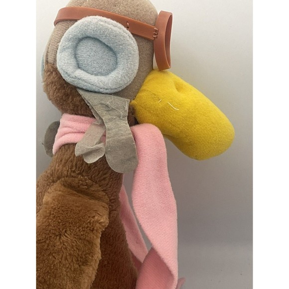 Vintage 1983 Wallace Berrie Shoe Aviator/Pilot Bird Roller Skate plush 8935  15” - Picture 5 of 12